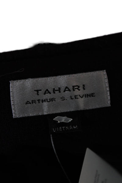 Tahari Women Straight Pencil Black Skirt Size 12