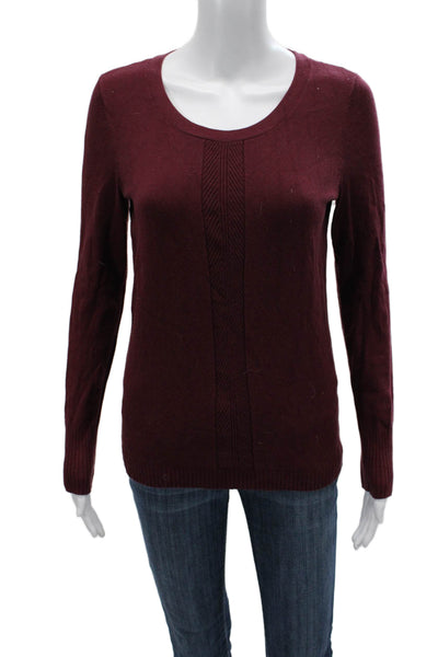 Talbots Unisex Pullover Sweater Red Long Sleeve Round Neck Size XS
