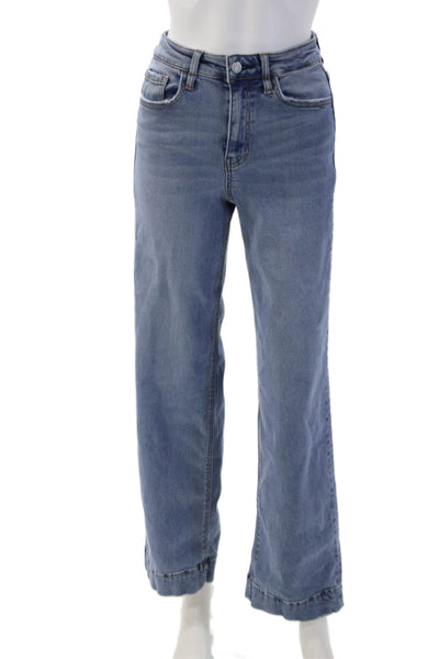 Vervet Women Wide-Leg Blue Jeans Size 24