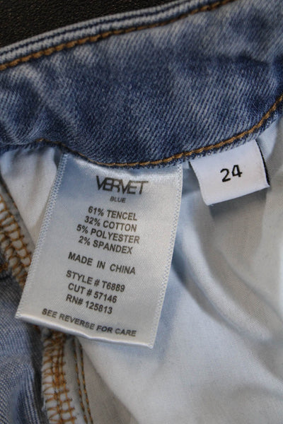Vervet Women Wide-Leg Blue Jeans Size 24