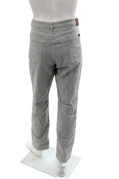 7 Diamonds Mens Gray Chino Khakis Big Tall Button Fly Size 38