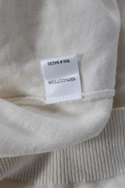 Paul Fredrick Mens Cotton Collar Short Sleeve Polo Shirt White Size XXL