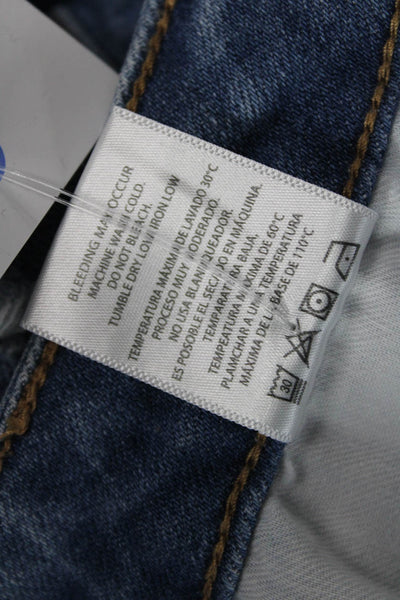 Hidden Womens Ankle Cropped Mid Rise Blue Jeans Size 27
