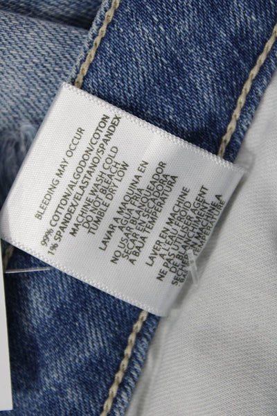 Hidden Jeans Womens Boyfriend Cropped Jeans Blue Mid Rise 100% Cotton Size 29