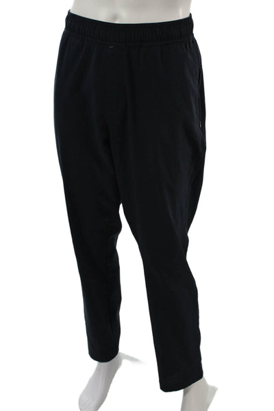Tommy John Mens Sweatpants Dark Blue Zip Polyester Spandex Size L