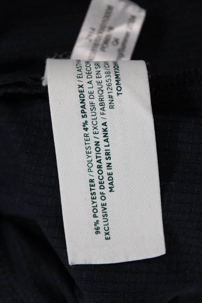 Tommy John Mens Sweatpants Dark Blue Zip Polyester Spandex Size L