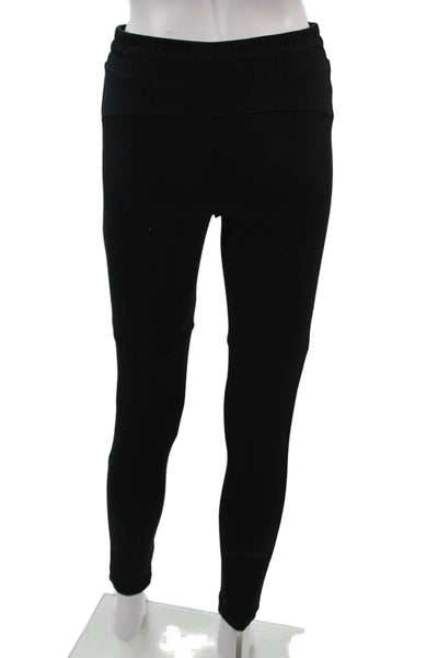 Heroine Sport Women Jogger Pants Black 90%Poly 10%Spandex Drawstring Size S