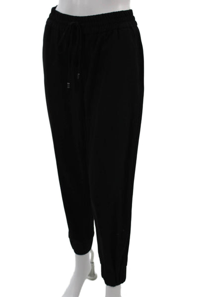 Zara Unisex Jogger Sweatpants Black Drawstring Size M
