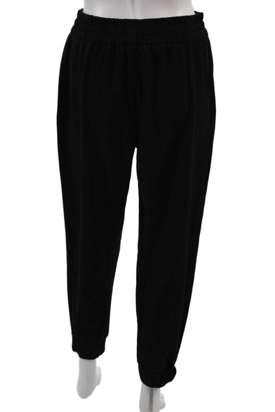 Zara Unisex Jogger Sweatpants Black Drawstring Size M