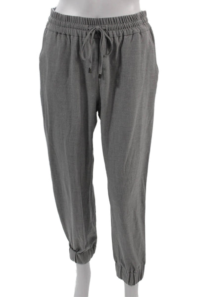 Zara Unisex Jogger Pants Gray Drawstring Size M