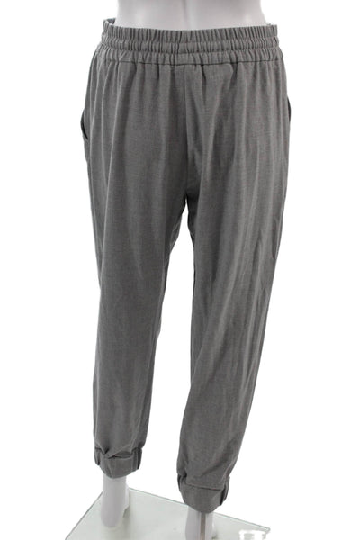 Zara Unisex Jogger Pants Gray Drawstring Size M