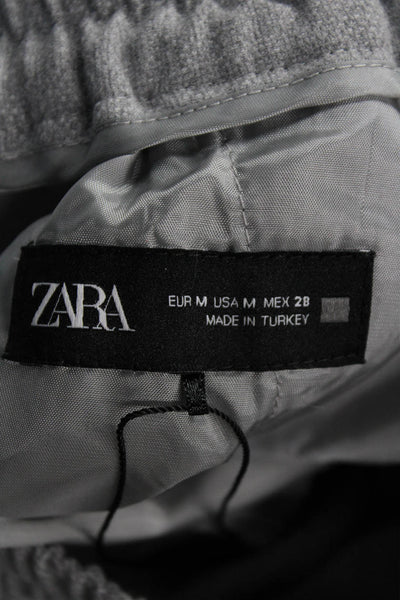 Zara Unisex Jogger Pants Gray Drawstring Size M
