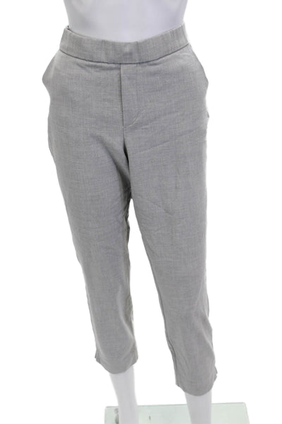 Zara Women Cropped Ankle Dress Pants Gray Size M