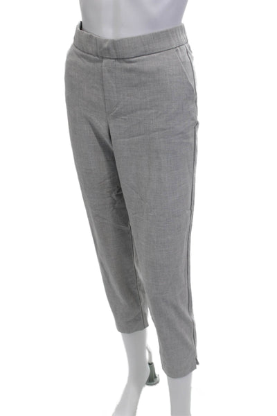 Zara Women Cropped Ankle Dress Pants Gray Size M