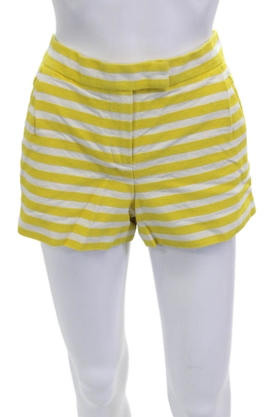 J Crew Unisex Striped Beach Shorts White Size 6