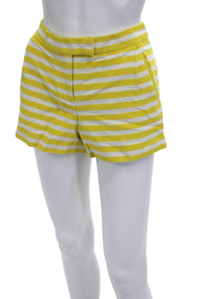 J Crew Unisex Striped Beach Shorts White Size 6