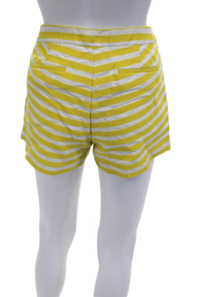 J Crew Unisex Striped Beach Shorts White Size 6