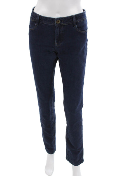DL1961 Women Dark Blue Skinny Straight Jeans Mid Rise Size 30