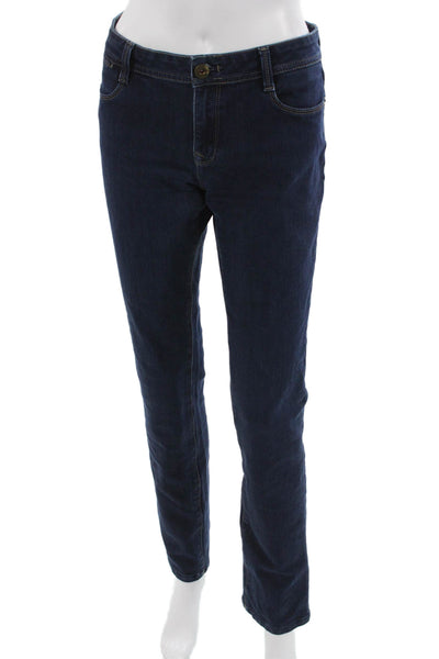 DL1961 Women Dark Blue Skinny Straight Jeans Mid Rise Size 30