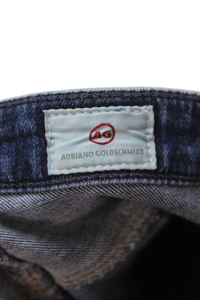 AG Adriano Goldschmied Womens Ankle Skinny Jeans Dark Blue Size 29