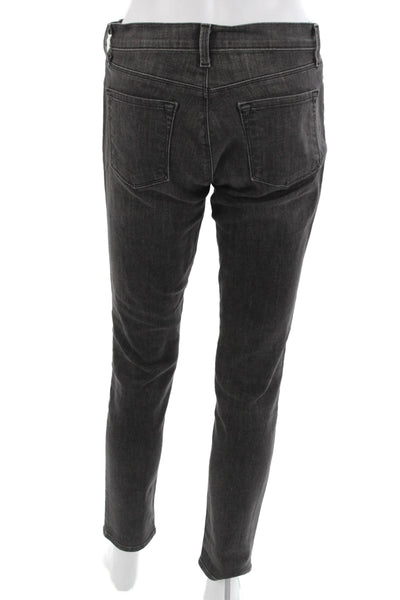 J Brand Womens Skinny Ankle Jeans Dark Gray Size 27