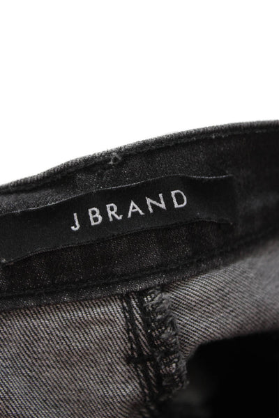J Brand Womens Skinny Ankle Jeans Dark Gray Size 27