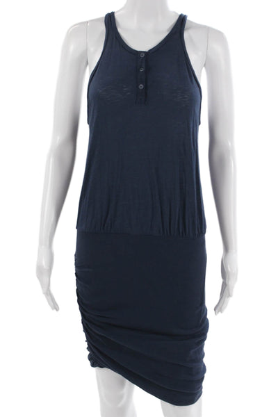Stateside Womens Tank Dress Dark Blue Sleeveless Knee Length Size M