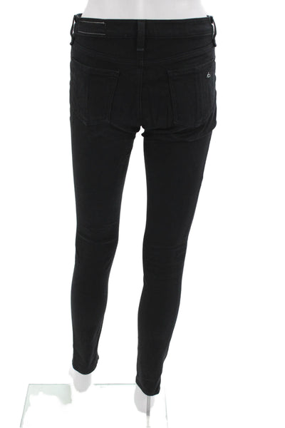 Rag & Bone Womens Black Skinny Jeans Designer Size 27