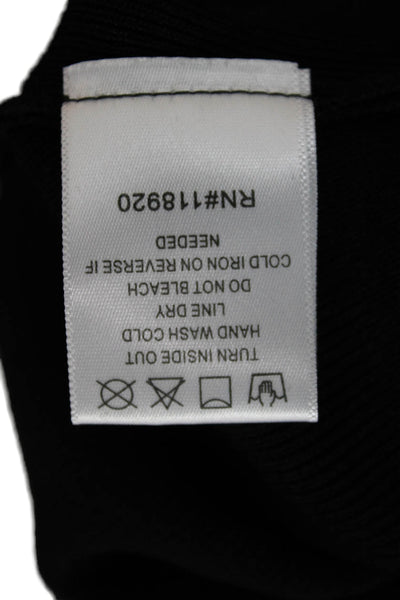 Lucy Paris Women Bodycon Tank Dress Black Sleeveless Round Neck Size M