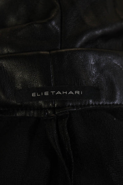 Elie Tahari Womens Ankle Biker Jeggings Black Size XS