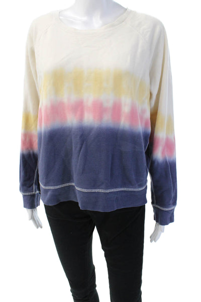 Rails Womens Pullover Sweatshirt Beige Cotton Modal Petites Size M