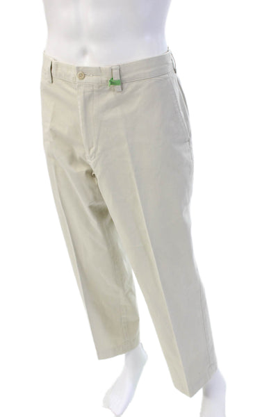Polo Ralph Lauren Men Beige Cotton Chinos Size 36