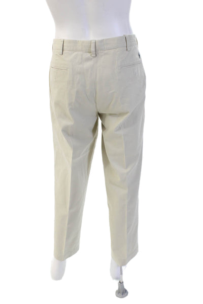 Polo Ralph Lauren Men Beige Cotton Chinos Size 36