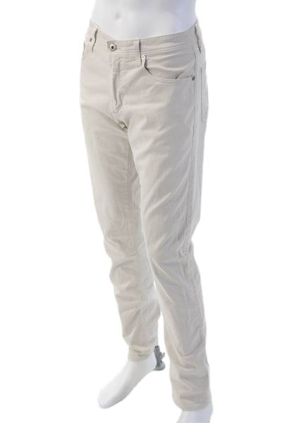 AG Adriano Goldschmied Mens Chinos Beige Size 34