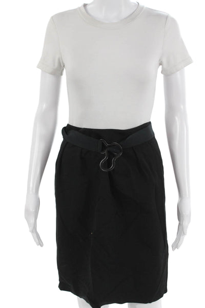 Trina Turk Womens Straight Pencil Skirt Black Size 12