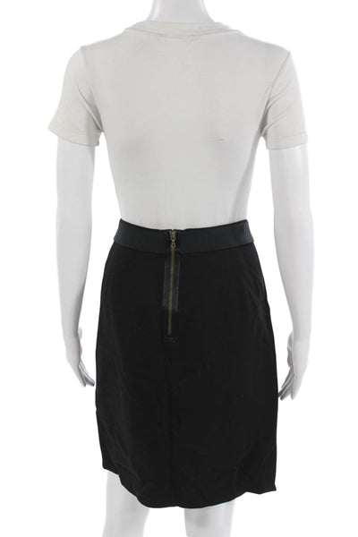 Trina Turk Womens Straight Pencil Skirt Black Size 12