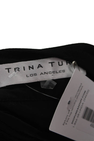 Trina Turk Womens Straight Pencil Skirt Black Size 12