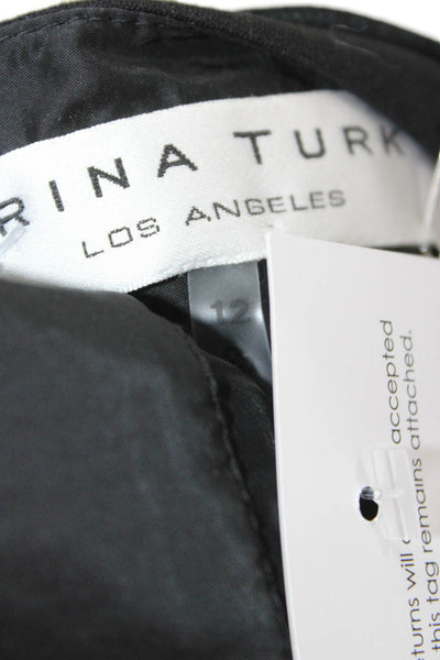 Trina Turk Womens Straight Pencil Skirt Black Size 12