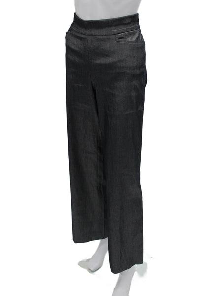 Chicos Womens Dark Gray Dress Pants Size 6