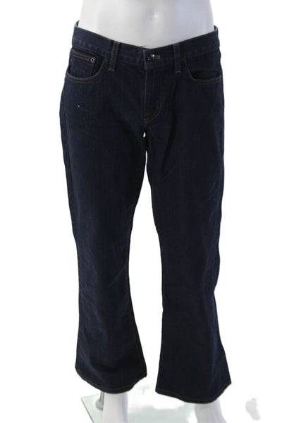 Ralph Lauren Mens Dark Blue Bootcut Jeans Button Closure Size 31