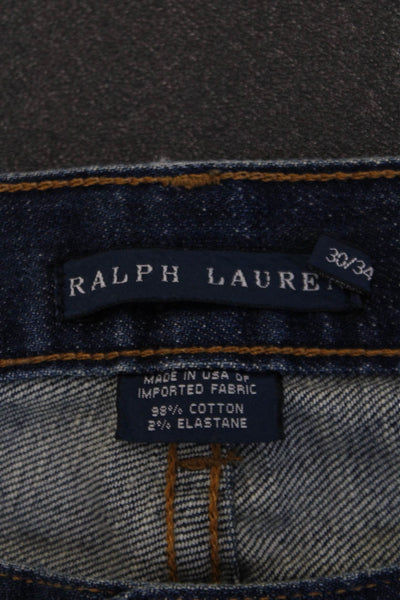Ralph Lauren Blue Label Unisex Dark Blue Bootcut Jeans Size 30