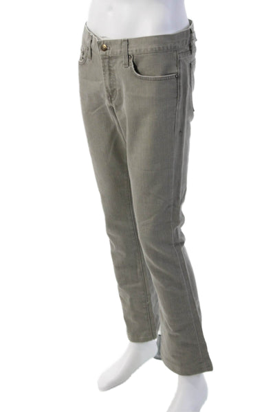Ralph Lauren Mens Gray Cotton Stretch Button Fly Pants Size 31