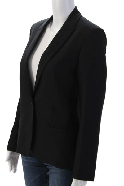 Zadig & Voltaire Womens One Button Long Sleeve Lined Blazer Black Size 32