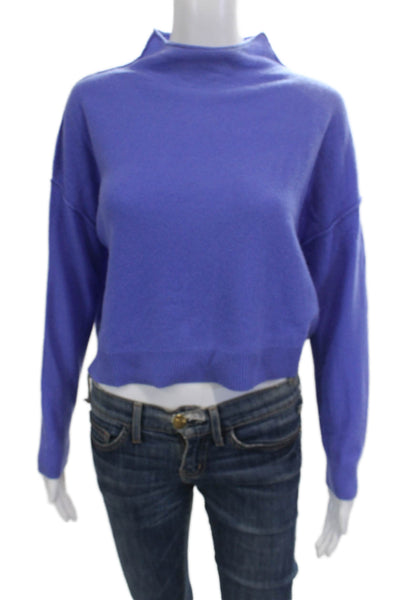 Pilcro Anthropologie Unisex Pullover Cashmere Mockneck Sweater Purple Size 2XS