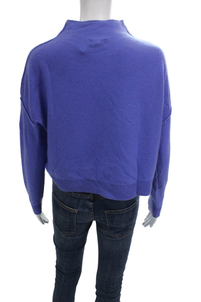 Pilcro Anthropologie Unisex Pullover Cashmere Mockneck Sweater Purple Size 2XS