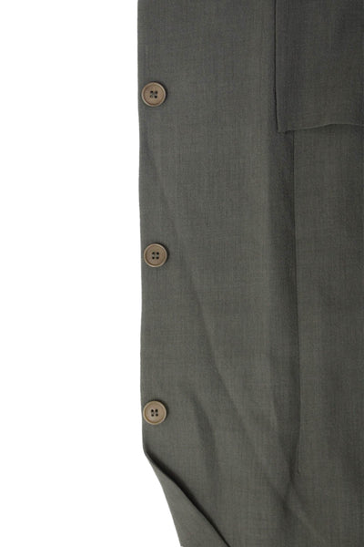 Emporio Armani Mens Gray Wool Suit Jacket Size 52