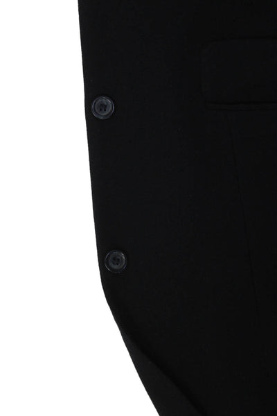 Andrew Fezza Men Dark Blue Wool Blazer Button Size 38