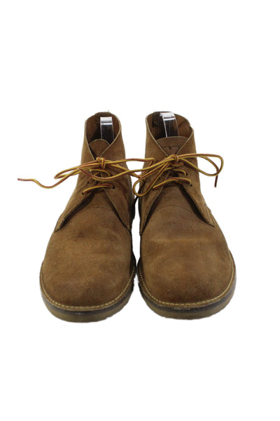 Red Wing Shoes Mens Suede Lace Up Ankle Boots Brown Size 10