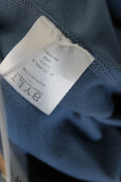 BYLT Unisex Blue Basic T-Shirt Short Sleeve Crew Neck Size M