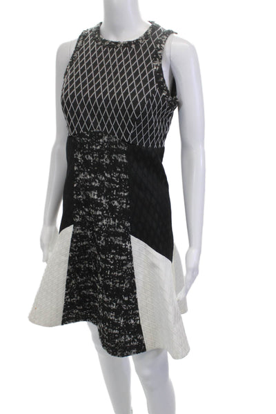 Jonathan Simkhai Women A-Line Fit and Flare Black Sleeveless Dress Size 0